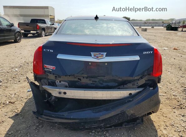 1G6AX5SX1J0159511 2018 CADILLAC CTS Blue Հետևի տեսք