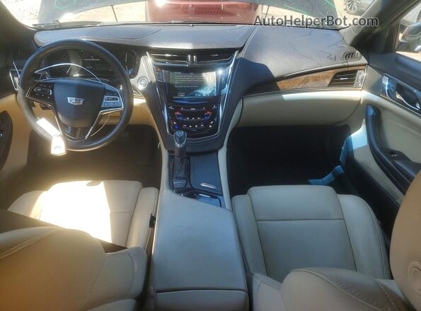 1G6AX5SX5J0132974 2018 CADILLAC CTS Черный Вид панели приборов