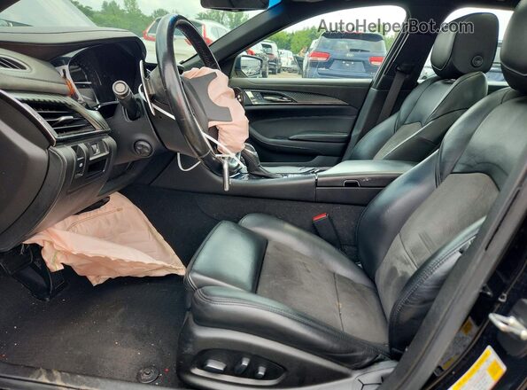 1G6AX5SX6H0179778 2017 CADILLAC CTS Черный Вид салона спереди