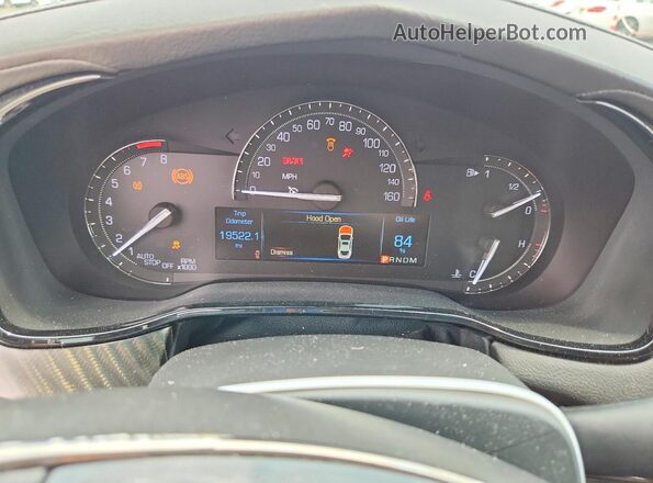 1G6AX5SX6H0179778 2017 CADILLAC CTS Черный Вид щитка приборов