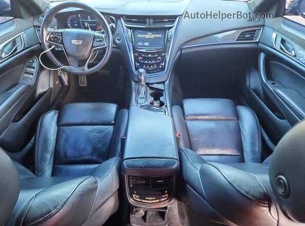 1G6AZ5SS7G0104889 2016 CADILLAC CTS Black Առջևի վահանակի տեսք
