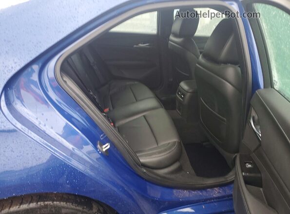 1G6DF5RK2M0130503 2021 CADILLAC CT4 Blue უკანა სავარძლების ხედი