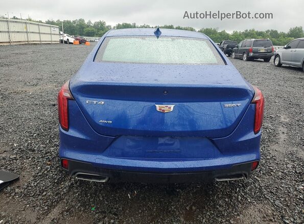 1G6DF5RK2M0130503 2021 CADILLAC CT4 Blue უკანა ხედი