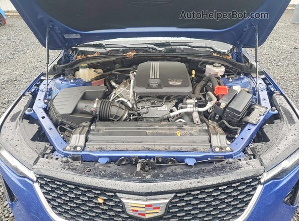 1G6DF5RK2M0130503 2021 CADILLAC CT4 Blue უკანა სალონის ხედი