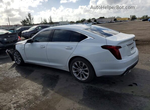 1G6DN5RK3M0144977 2021 CADILLAC CT5 White უკანა მარცხენა