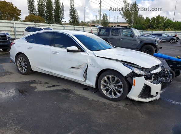 1G6DN5RK3M0144977 2021 CADILLAC CT5 White წინა მარჯვენა