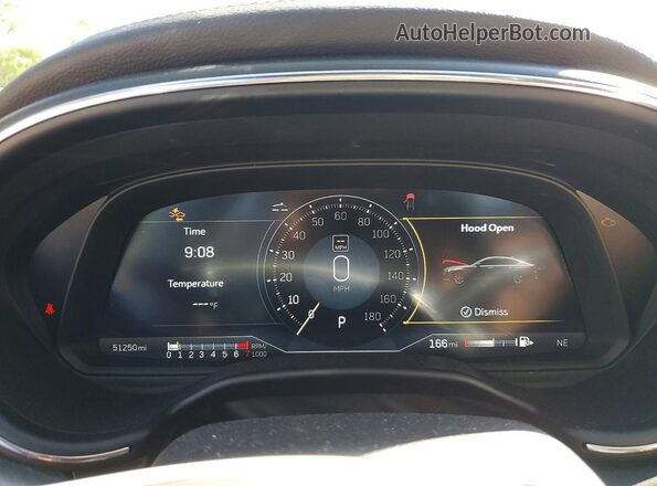 1G6DN5RW8R0129644 2024 CADILLAC CT5 White Вид щитка приладів