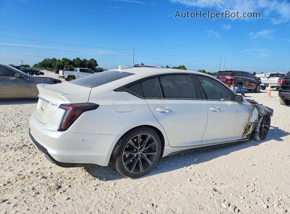 1G6DP5RK3S0112862 2025 CADILLAC CT5 White Trasero derecho