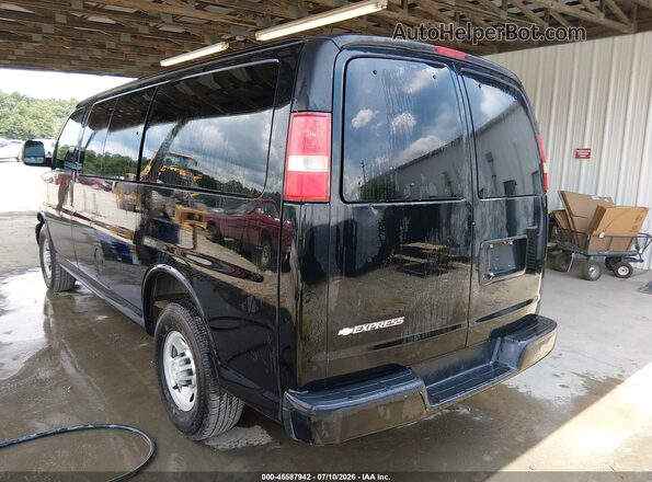 1GAWGEFG1H1264592 2017 CHEVROLET EXPRESS Черный Задняя левая четверть