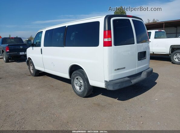 1GAWGEFG1J1282287 2018 CHEVROLET EXPRESS Белый Задняя левая четверть
