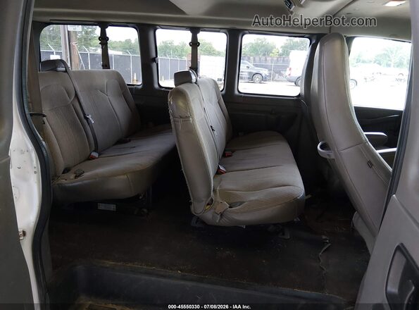 1GAWGEFG3G1252183 2016 CHEVROLET EXPRESS White Widok naklejki z numerem VIN