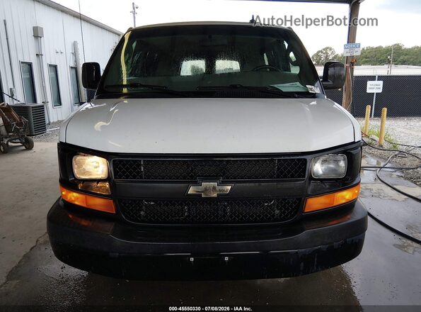 1GAWGEFG3G1252183 2016 CHEVROLET EXPRESS White Widok wnętrza z tyłu