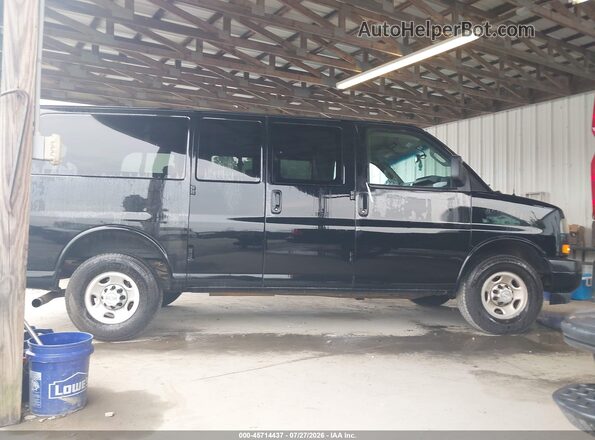 1GAWGEFG4K1280129 2019 CHEVROLET EXPRESS Black Սալոնի հետևի տեսք