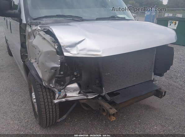 1GAZGNFP0L1237633 2020 CHEVROLET EXPRESS Silver უკანა სალონის ხედი