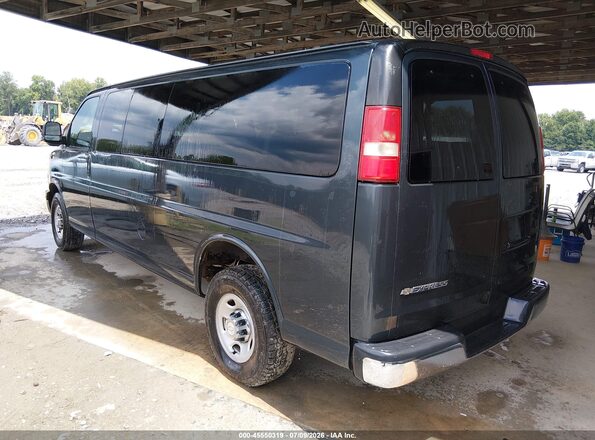 1GAZGPFG1H1249101 2017 CHEVROLET EXPRESS Gray Trasero izquierdo