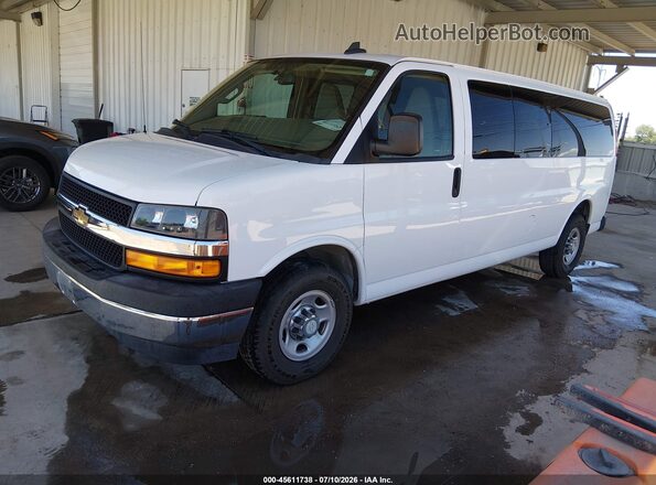 1GAZGPFG5J1286514 2018 CHEVROLET EXPRESS Белый Передняя левая четверть