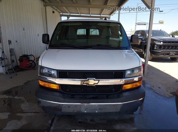 1GAZGPFG5J1286514 2018 CHEVROLET EXPRESS Белый Вид щитка приборов