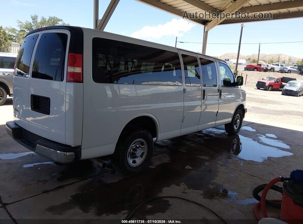 1GAZGPFG5J1286514 2018 CHEVROLET EXPRESS Белый Задняя правая четверть