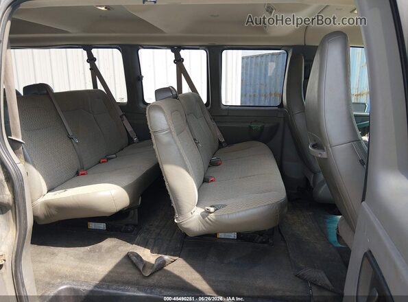 1GAZGPFG7H1266386 2017 CHEVROLET EXPRESS Gray VIN კოდის სტიკერის ხედი