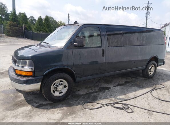 1GAZGPFG7H1266386 2017 CHEVROLET EXPRESS Gray წინა მარცხენა ხედი სამი მეოთხედიდან