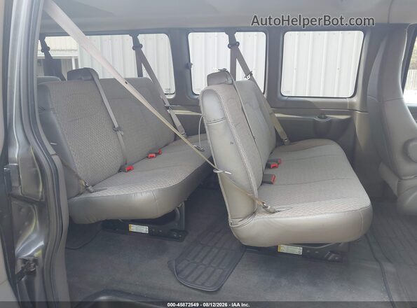 1GAZGPFGXJ1232352 2018 CHEVROLET EXPRESS Gray VIN კოდის სტიკერის ხედი
