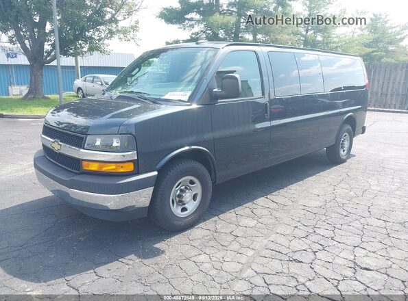 1GAZGPFGXJ1232352 2018 CHEVROLET EXPRESS Gray წინა მარცხენა ხედი სამი მეოთხედიდან
