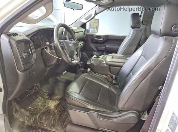 1GC0WLE75LF204865 2020 CHEVROLET SILVERADO Белый Вид салона спереди