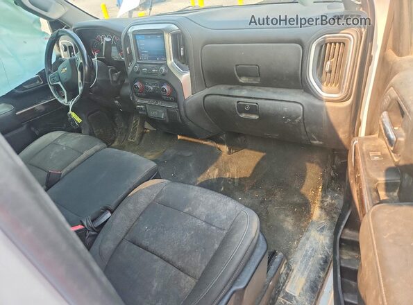 1GC0WNE79NF109921 2022 CHEVROLET SILVERADO White წინა პანელის ხედი