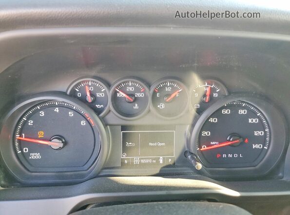 1GC0YLE70PF227955 2023 CHEVROLET SILVERADO White Вид щитка приладів