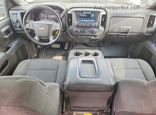 1GC1KSEY4KF210450 2019 CHEVROLET SILVERADO Белый Вид панели приборов