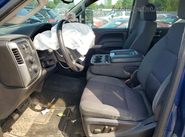 1GC1KVEG0GF107641 2016 CHEVROLET SILVERADO Blue წინა სალონის ხედი