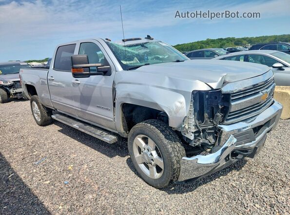 1GC1KVEG2JF116249 2018 CHEVROLET SILVERADO Silver Передня права чверть