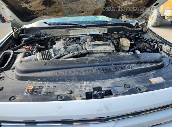 1GC1KWEYXJF236797 2018 CHEVROLET SILVERADO White Вид задньої частини салону