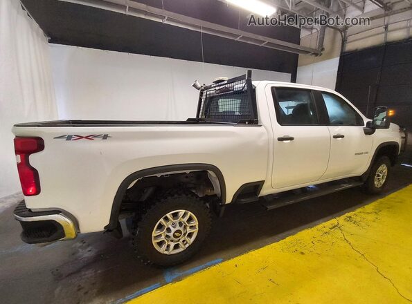 1GC1YLE76LF314497 2020 CHEVROLET SILVERADO Белый Задняя правая четверть