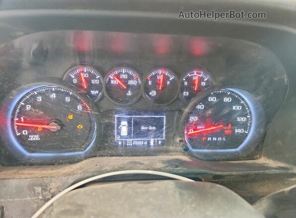 1GC3YLE71NF316296 2022 CHEVROLET SILVERADO White ხელსაწყოთა პანელის ხედი