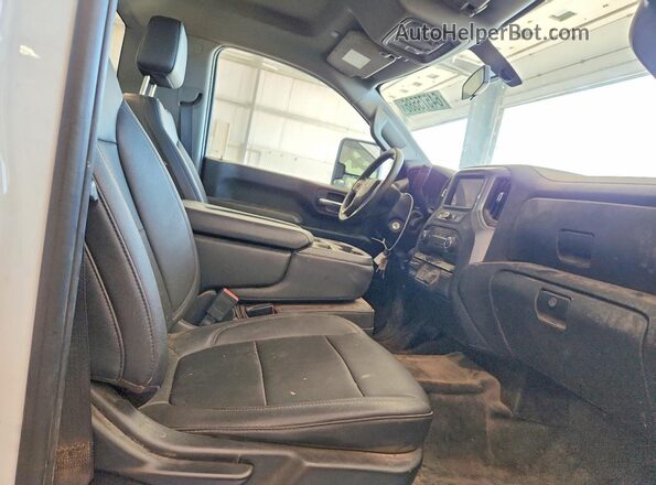 1GC3YLE71NF316296 2022 CHEVROLET SILVERADO White უკანა სავარძლების ხედი