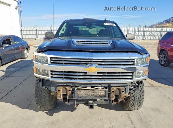 1GC4K1EY3HF172760 2017 CHEVROLET SILVERADO Black წინა ხედი