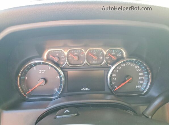 1GC4K1EY3HF172760 2017 CHEVROLET SILVERADO Black ხელსაწყოთა პანელის ხედი