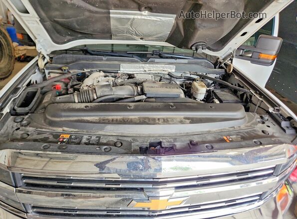 1GC4KVCY7KF199090 2019 CHEVROLET SILVERADO Белый Вид задней части салона