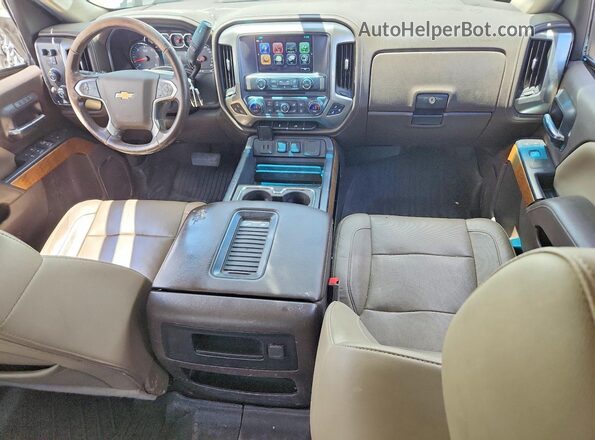 1GC4KXCG0KF190797 2019 CHEVROLET SILVERADO White Widok deski rozdzielczej