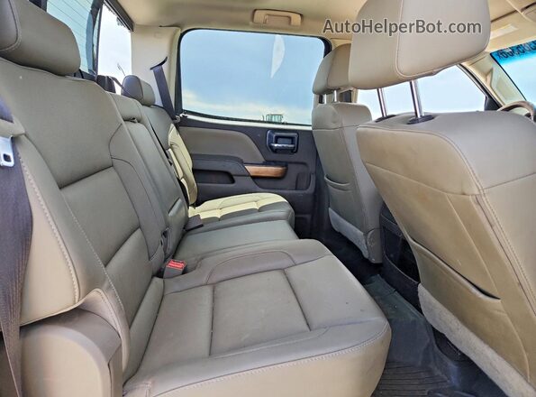 1GC4KXCG0KF190797 2019 CHEVROLET SILVERADO White Widok tylnych siedzeń