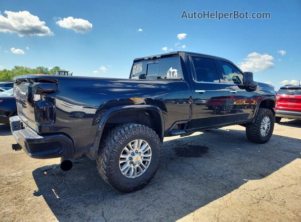 1GC4YREY5NF342464 2022 CHEVROLET SILVERADO Black უკანა მარჯვენა
