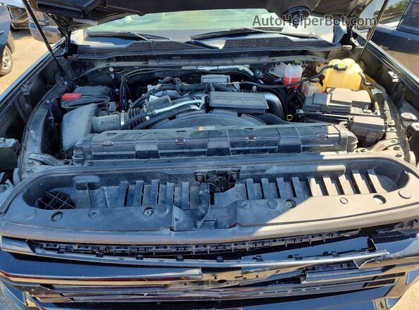1GC4YREY5NF342464 2022 CHEVROLET SILVERADO Black უკანა სალონის ხედი