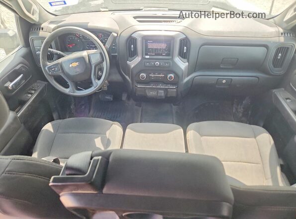 1GC5WLE79NF213982 2022 CHEVROLET SILVERADO Белый Вид панели приборов