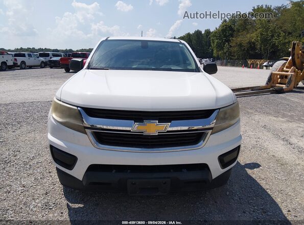 1GCGSBEA2G1307759 2016 CHEVROLET COLORADO White Вид щитка приладів