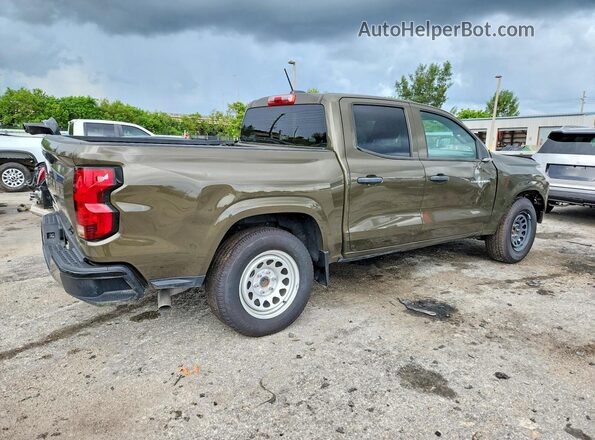 1GCGSBEC1R1247364 2024 CHEVROLET COLORADO Зеленый Задняя правая четверть