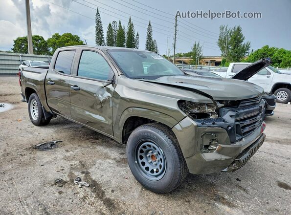 1GCGSBEC1R1247364 2024 CHEVROLET COLORADO Зеленый Передняя правая четверть
