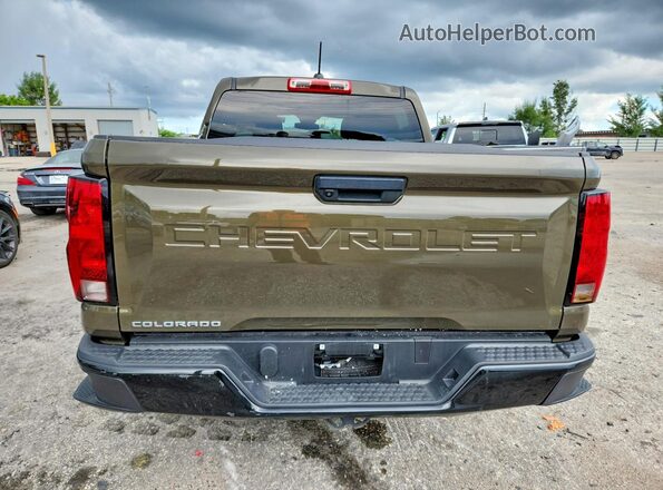1GCGSBEC1R1247364 2024 CHEVROLET COLORADO Зеленый Вид сзади