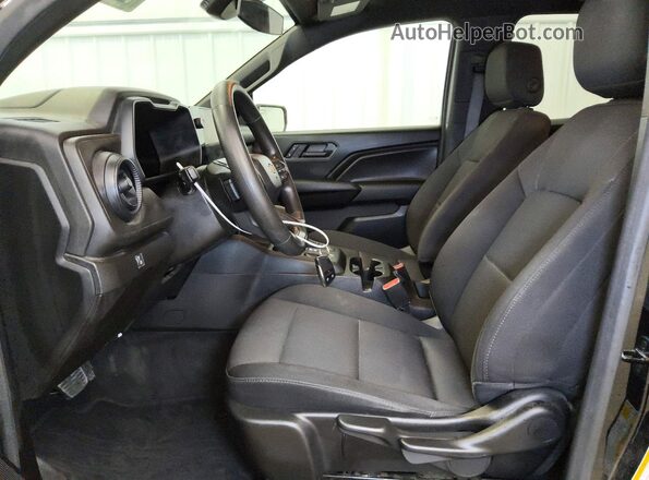 1GCGSBEC8P1266507 2023 CHEVROLET COLORADO Black Widok wnętrza z przodu