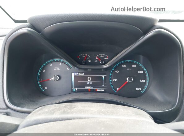 1GCGSCE16G1318883 2016 CHEVROLET COLORADO Белый Вид задних сидений
